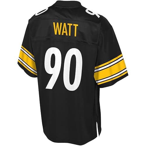 NFL PRO LINE Men's T.J. Watt Black Pittsburgh Steelers Team Player Jersey thumbnail 3