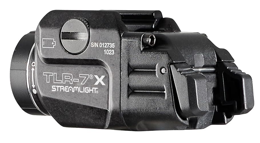 Streamlight 69455 TLR-7 X USB 500-Lumen 5000-Candela Compact Tactical Weapon Light with Interchangeable High & Low Switches and Key Kit, Black thumbnail 5