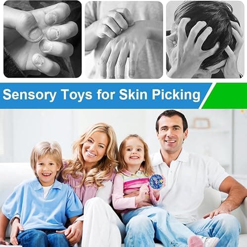 3PCS Picky Pad Skin Picking Fidget Toys for Adults Kids, Sensory Fidget Toy for Adhd, Picky Pads with DIY Beading Kit, Stress & Anxiety Relief Toys For Dermatillomania & Trichotillomania thumbnail 7