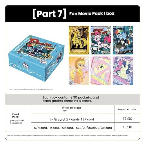 KAYOU My Little Pony Friendship Eternal Collection Trading Cards Fun-Image Edition Series 7 Collector Box【CN】 thumbnail 8