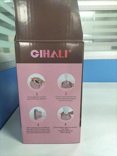 GIHALI Universal Hair Diffuser “Super Sturdy” 1.7 Inch to 2.6 Inch for Natural Curly and Wavy Hair, Hair Dryer Attachment (Rose Gold) thumbnail 12
