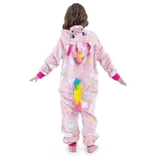 Cloele Kids Onesie Pajamas Animals Costume Glow Cosplay for Girls Boys thumbnail 6
