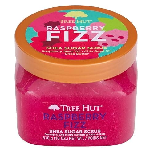 Tree Hut Raspberry Fizz Body Scrub, Exfoliating Sugar Scrub, Vegan, 18 Oz | Exfoliating & Nourishing with Shea Butter & Essential Oils, Body Exfoliator for All Skin Types, Self Care Gifts for Women thumbnail 2