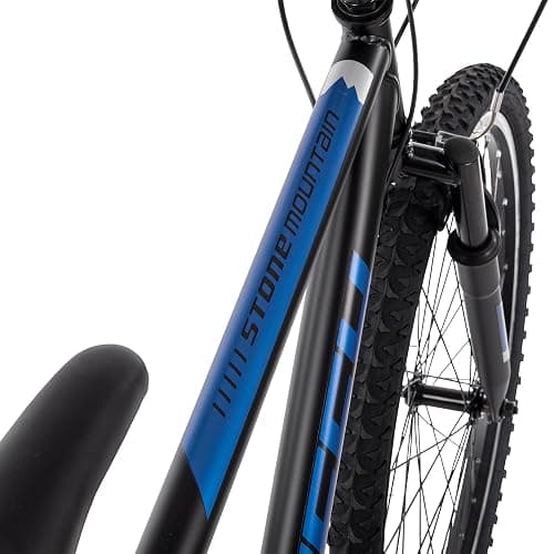 Huffy Stone Mountain Hardtail Mountain Bike for Boys/Girls/Men/Women, 20"/24"/26" Sizes, 6 or 21 Speed Shimano Twist Shifting, Front or Dual Suspension, Comfort Saddle, Sleek Colors thumbnail 11