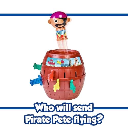 TOMY Pop Up Pirate Board Game - Family and Preschool Kids Games for Family Game Night - Winter Break Activities- Girls and Boys Games - 2-4 Players - Ages 4 Years and Up thumbnail 6