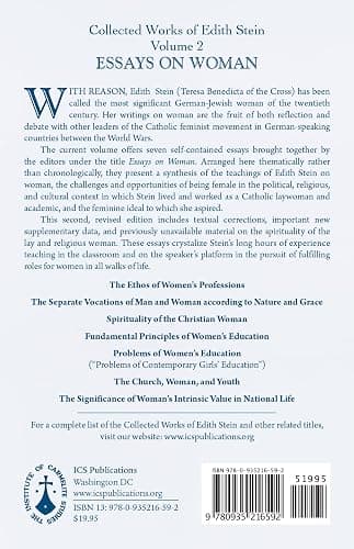 Essays On Woman (The Collected Works of Edith Stein) thumbnail 2