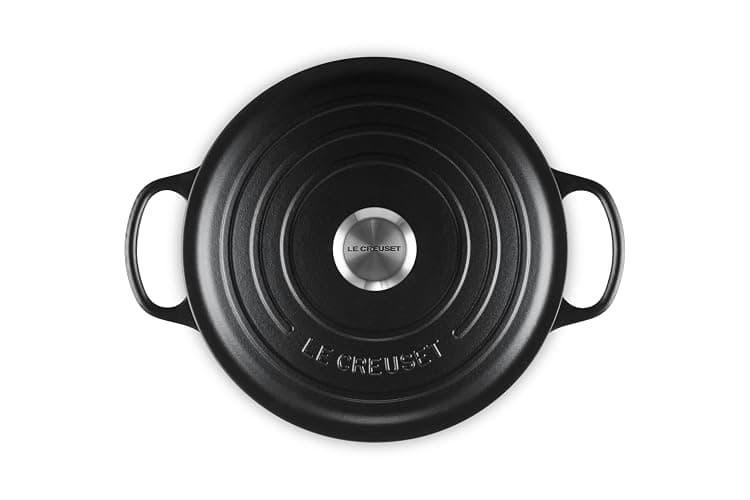 Le Creuset Enameled Cast Iron Signature Deep Round Oven, 6.5 qt., Licorice thumbnail 3