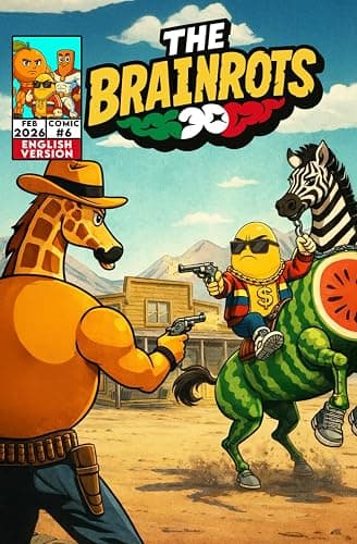 THE BRAINROTS #6 - Issue Six - [English Version] The Italian Brainrot Characters Comic [New Super Sahur Episode]: 3 Comic Stories in English [First ... Brainrot characters [ English Version ]) - Image 1