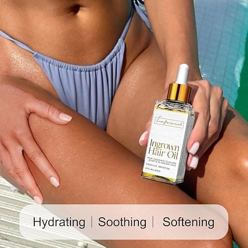 Olio Trattamento Peli Incarniti 40ml, LA.PERSONAL Siero Post Depilazione, Idratante & levigante, Olio Dopobarba per gambe, zona bikini, ascelle, Oil Corpo ridurre protuberanze rasatura e irritante thumbnail 8