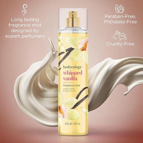 Bodycology Long-Lasting Fragrance Body Mist, Whipped Vanilla, 8 fl oz (Pack of 2) thumbnail 4