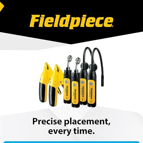 Fieldpiece - Job Link System HVACR Wireless Probe Kit - JL3KH6 - Fast Accurate Temps with Rapid Rail Technology - HVAC Tools with Padded Case thumbnail 6