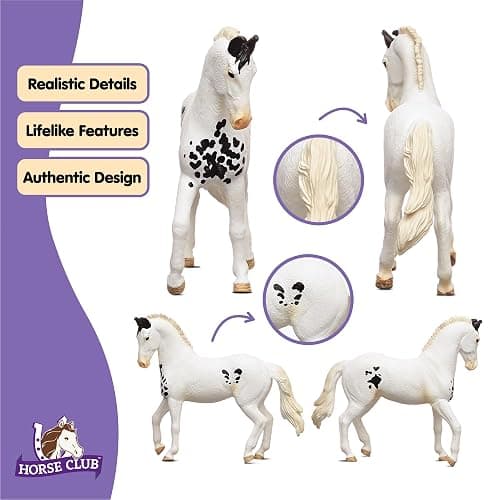 Schleich HORSE CLUB - Marwari Stallion - 5" Hand-Painted Collectable, Realistic Toy Horse Figurine for Girls and Boys. Durable Educational Figure for Fun Imaginative Play. Cool Kids Toys Ages 5+ 14898 | Detailed horse, decorative and collectible figure, great gift for girls and boys thumbnail 4