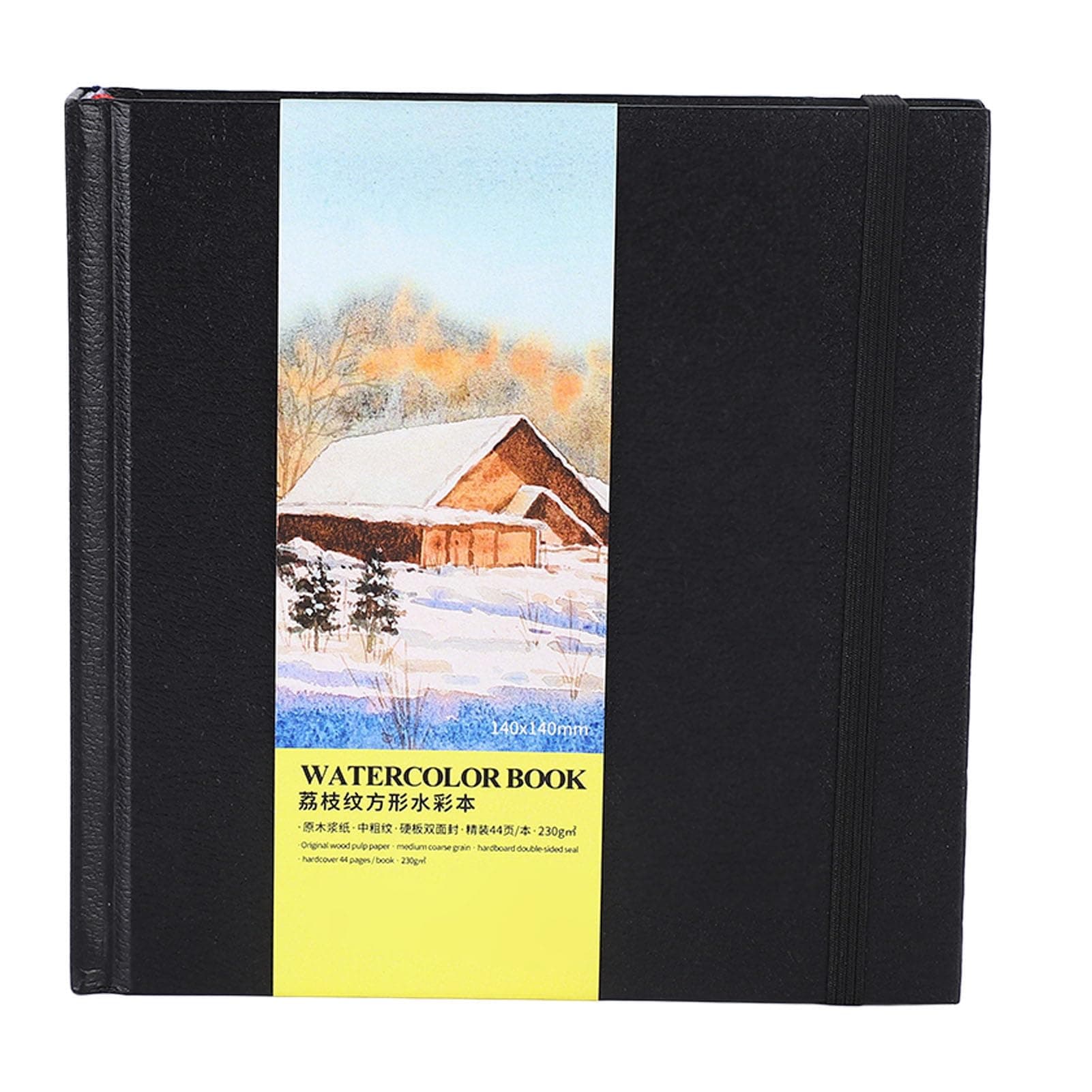 Cuadernos de Bocetos de Acuarela, Diario de Acuarela, Libro de Acuarela, Papel sin ácido, Tapa Dura de Doble Cara, Bloque de Papel de Acuarela para Medios Húmedos y Secos Mixtos thumbnail 9
