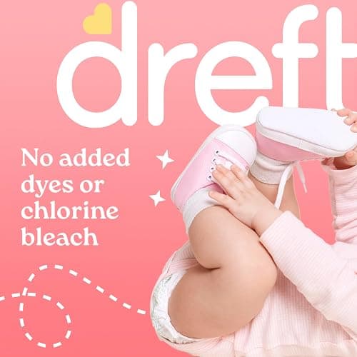 Dreft Baby Liquid Laundry Detergent, Gentle on Sensitive Skin Laundry Soap, 42 fl oz, 32 Loads, Pack of 2 (Packaging May Vary) thumbnail 3