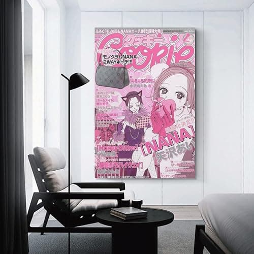 TVLV Vintage Nana Anime Poster 28 Art Poster Canvas Painting Decor Wall Print Photo Gifts Home Modern Decorative Posters Framed/Unframed 12x18inch(30x45cm) thumbnail 3