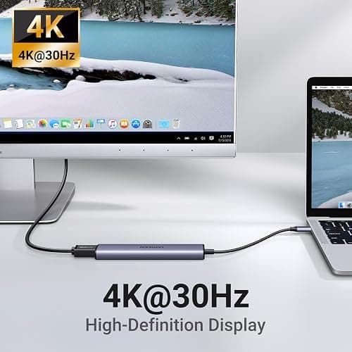 UGREEN USB C Hub 5 in 1 Multiport Adapter Revodok 105 4K HDMI, 100W Power Delivery, 3 USB-A Data Ports, USB C Dongle for MacBook Pro/Air, iPad Pro, iMac, iPhone 16 Pro/Pro Max, XPS, Thinkpad thumbnail 5