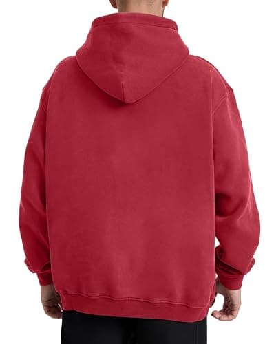 Dnzzs Acid Wash Hoodie Super Soft Sweatshirt for Mens Pullover Oversized Men's Fashion Hoodies & Sweatshirts Vintage Tops thumbnail 3