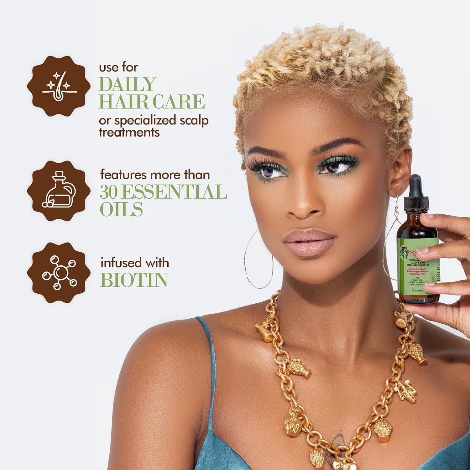 Mielle Rosemary Mint Scalp and Hair Strengthening Oil 59 ml thumbnail 5