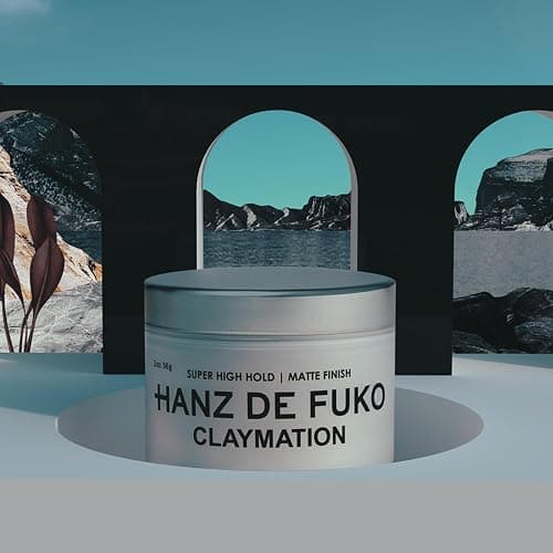 HANZ DE FUKO Claymation | Premium All Natural Clay-Wax Hybrid Styling Product with High Hold Matte Finish | All Hair Types | 56g thumbnail 6