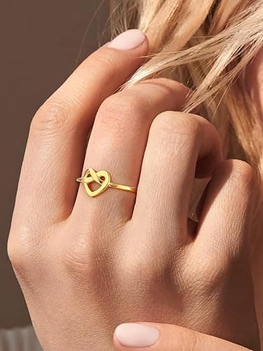 ChicSilver 925 Sterling Silver Love Knot Promise Ring High Polish Comfort Fit Band Ring Size 4-12 thumbnail 3