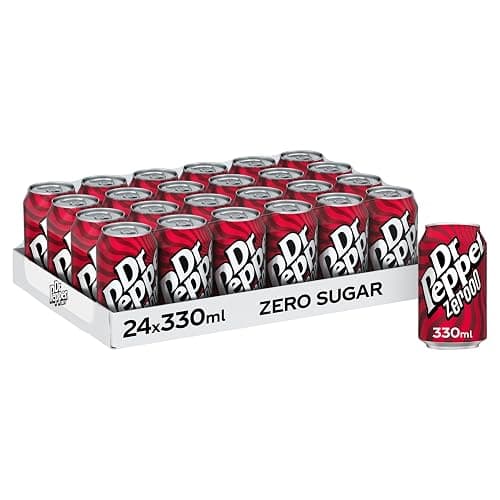 Dr Pepper Can Zero 330 ml (Pack of 24) - Image 1