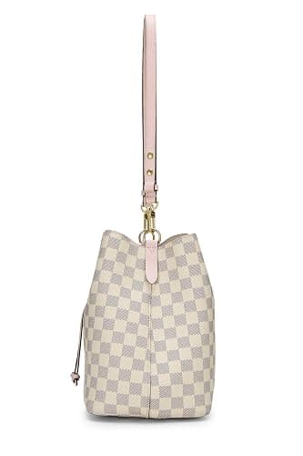 Louis Vuitton, Pre-loved Pink Damier Azur Neo Noé, Pink thumbnail 3
