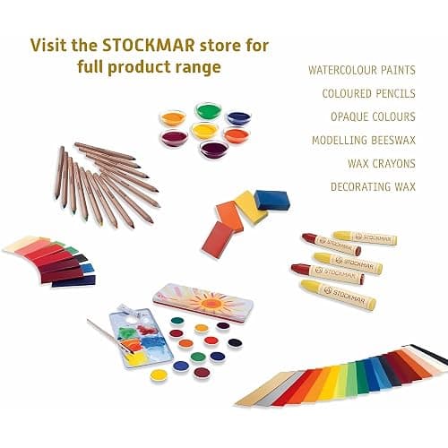 Stockmar Modelling Beeswax – 12 Assorted Color Sheets in Sliding Cardboard Box – Non-Drying, Reusable Wax Art Set for Artists and Hobbyists – for Creative Art Projects, Crafting, and Sculpture thumbnail 8