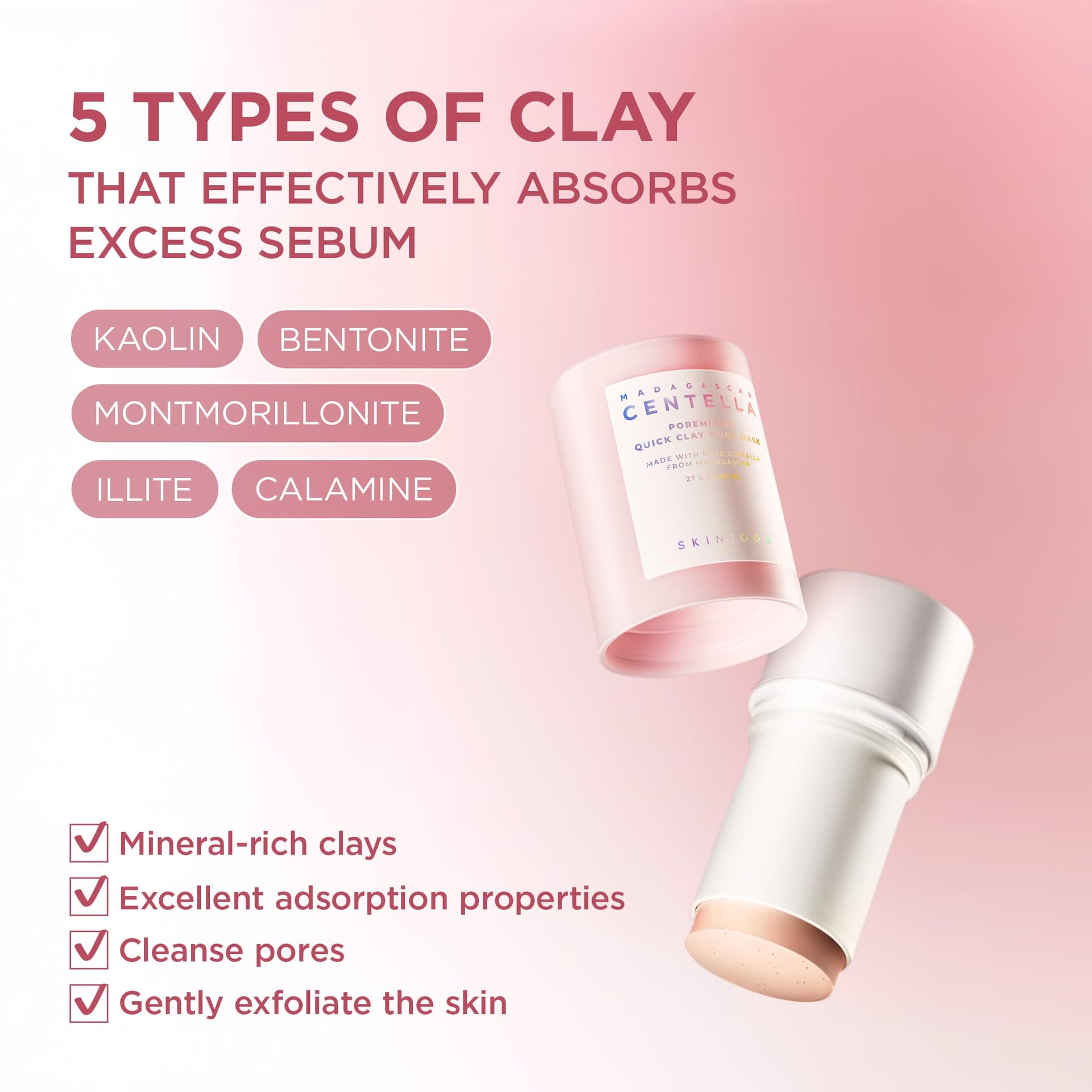 POREMIZING QUICK CLAY STICK MASK 27G thumbnail 4