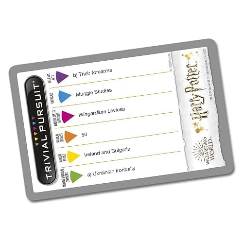 Hasbro Gaming Trivial Pursuit: Wizarding World Harry Potter Edition Compact Trivia Game, 2+ Players, 600 Trivia Questions, 8+ (Amazon Exclusive) thumbnail 6