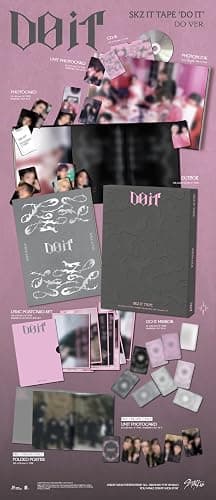 Stray Kids DO IT SKZ IT TAPE Album 2 Version Set DO+IT PhotoBook+PhotoCard+etc+Tracking Sealed SKZ thumbnail 2