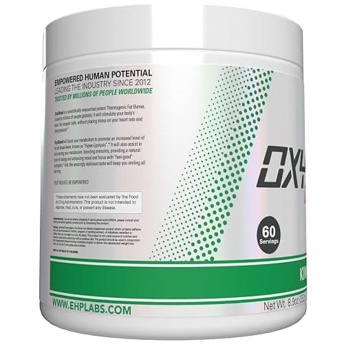 EHP Labs OxyShred Pre Workout Powder - Preworkout Powder with L Glutamine & Acetyl L Carnitine, Energy Boost Drink - Kiwi Strawberry, 60 Servings thumbnail 9