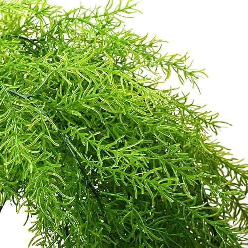 Artificial Pine Garland Hanging Plants 4pcs Faux Fake Hanging Pine Garlands Plant UV Resistant Plastic Plant Wall, Indoor, Outdoor Christmas Decorations thumbnail 5
