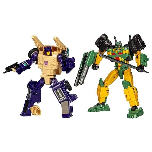 Transformers Legacy United Doom ‘n Destruction Collection, Bludgeon & Rukus, Mayhem Attack Squad Converting Action Figure 2-Pack, 8+ (Amazon Exclusive) - Image 1