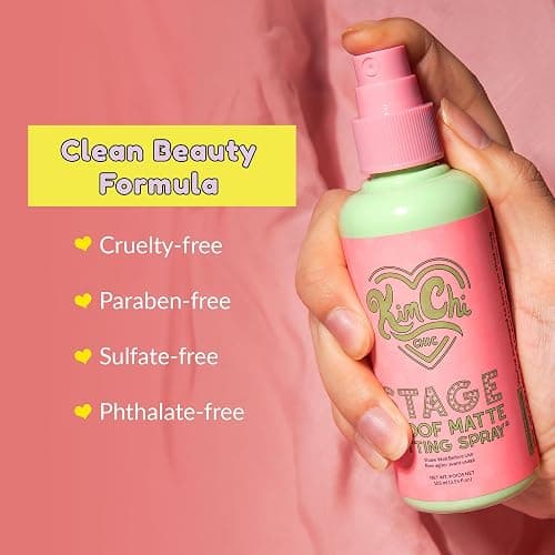 KimChiChic Beauty Stage Proof Matte Setting Spray, Makeup Finishing Mist and Fixative for All Skin Types, 3.55 fl oz thumbnail 4