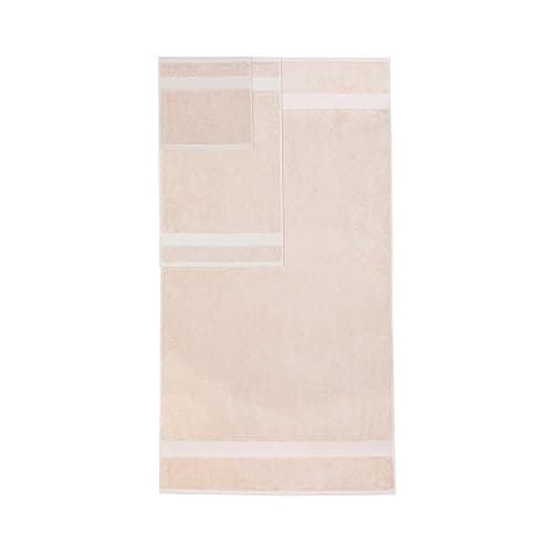 Amazon Basics Fade Resistant Bath, Hand and Washcloth Towel Set, 100% Cotton, Set of 6, 30 x 54 inches, Blush Pink thumbnail 6