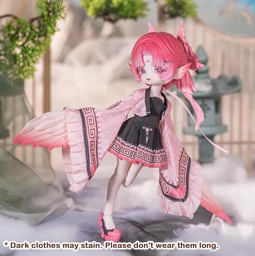 BEEMAI Luluya Cloud Feather Pavilion Series Single Box (Contains 1 Figure), 1/8 BJD Blind Box Cute Figures Collectibles Birthday Gift thumbnail 6