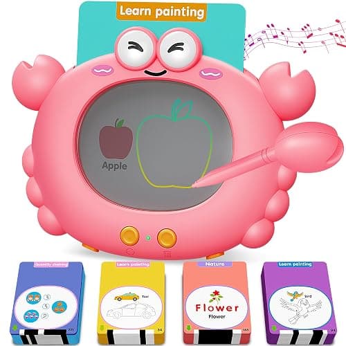 Talking Flash Cards,Kids Toddler Flash Cards with 224 Pages,Writing, Drawing,and Math,Autism Sensory Toys,Speech Therapy Toys,Learning Educational Toys Gifts for Age 2 3 4 5 Years Old Boys and Girls - Image 1