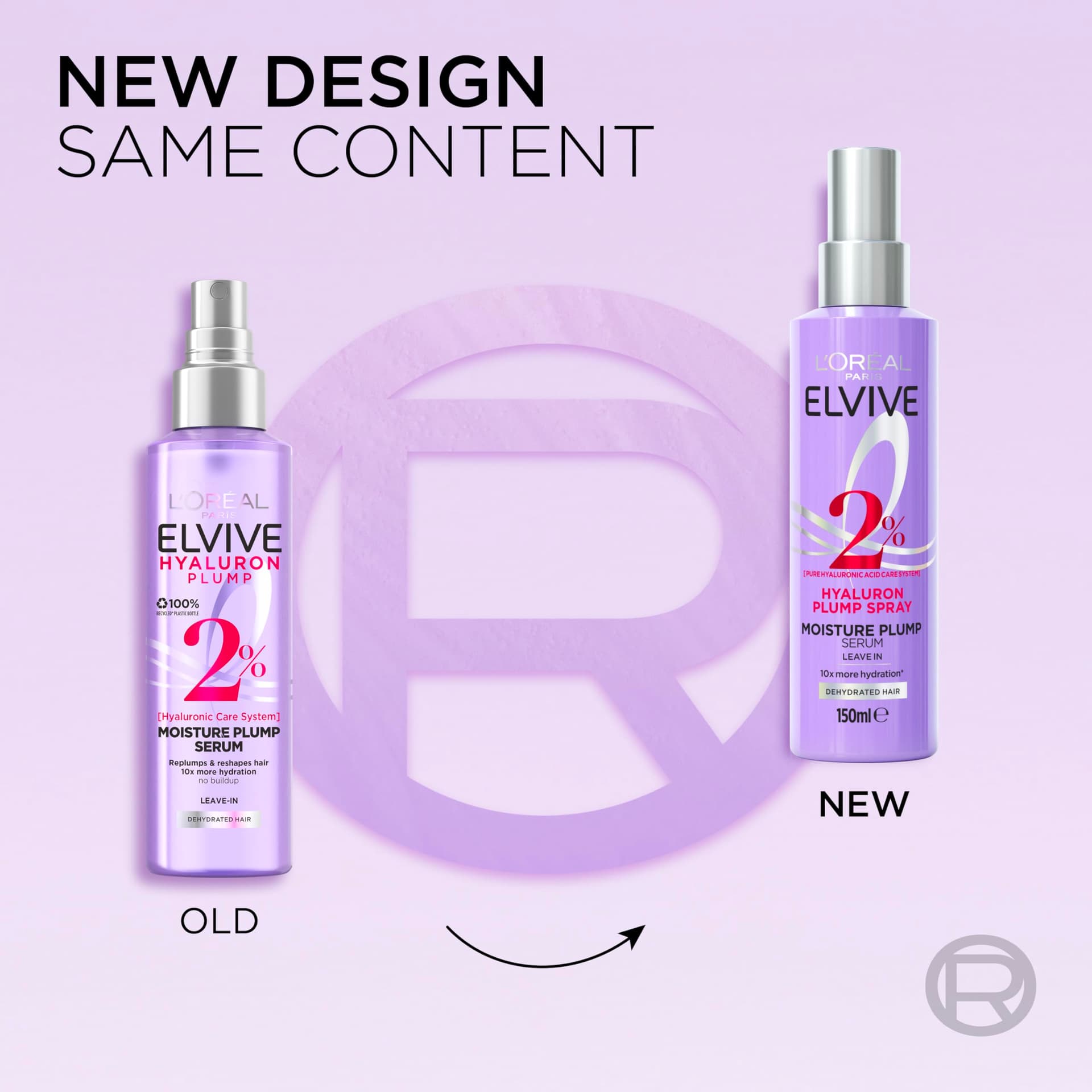 L'Oréal Paris, Hair Serum, Replumping & Reshaping, Elvive Hyaluron Plump 24/7 Replumping Serum, 150ml thumbnail 10