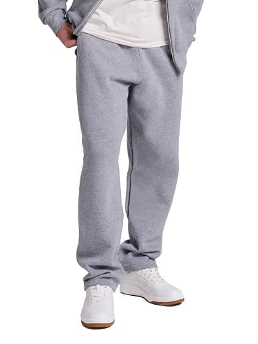 Russell Athletic Men's Dri Power Fleece Open Bottom Sweatpants with Pockets, Relaxed Fit, Moisture Wicking - Image 1