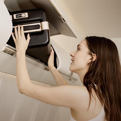 iHoverboard Elektrischer Koffer-5,5kg Leichtgewicht | 38L Volumen | 13 km/h | 120kg Belastung | Mit Abnehmbarem Akku & Flugzeugtauglich,EIN tragbarer, Fahrbarer Smart-Reise-Koffer (Weiß) thumbnail 2