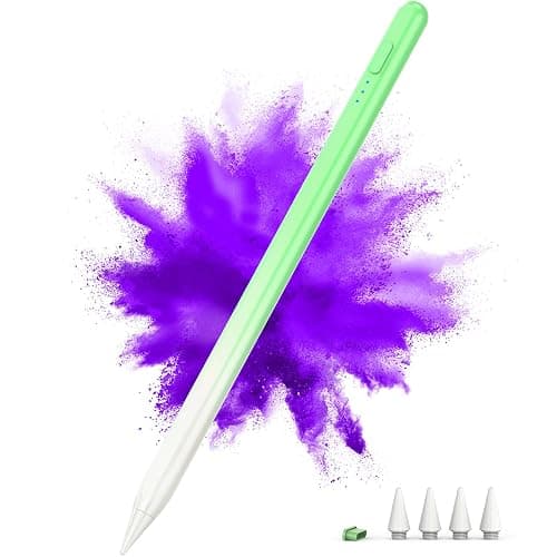 Stylus Pen for iPad 2018-2024, 15Mins Fast Charge for Apple iPad Pencil, Palm Rejection,Tilt Sensitivity,Pencil for iPad 10/9/8/7/6, iPad Pro 12.9"/11"/13" M4, iPad Air 5/4/3/11"-13" M2, iPad Mini 6/5 - Image 1