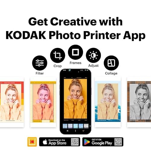 KODAK Dock Plus 4x6'' Photo Printer, 50 Sheets, Docking & Bluetooth Smartphone Printer for iPhone & Android, Instant Color Prints, 4PASS Dye Sublimation thumbnail 8