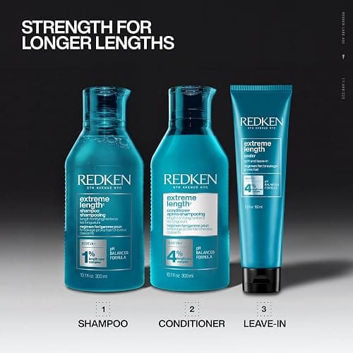 Redken Extreme Length Conditioner | Infused With Biotin and Castor Oil | Promotes Healthy Hair | Fortifies, Strengthens & Conditions Hair thumbnail 7