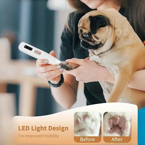 Furrybasic Pet Hair Trimmer, Furry Basic Paw Trimmer for Dogs, Low Noise Waterproof Rechargeable Pet Paw Trimmer for Paws, Ears, Face, Eyes thumbnail 3