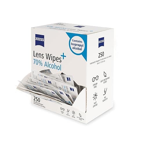 ZEISS Pre-Moistened Lens Cleaning Wipes with 70% Alcohol, 250 Count thumbnail 4