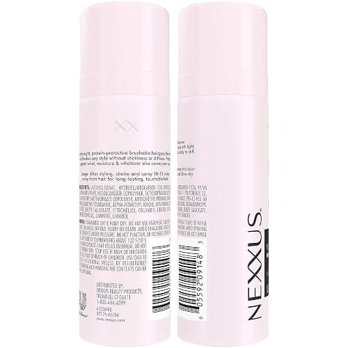 Nexxus Travel Hairspray, Comb Thru Flexible Hold 8-Pack – 72-Hour Anti-Humidity Shield, 48-Hour Frizz Control, Rose Fragrance, 1.5 Oz Ea thumbnail 2
