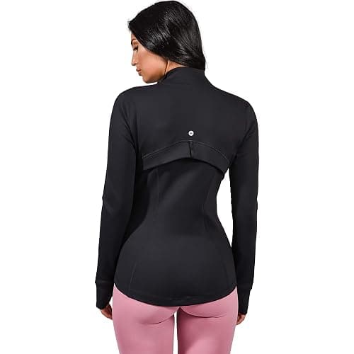90 Degree By Reflex Full Zip Running Track Jacket Lightweight Athletic Slim Fit Jacket with Thumbholes thumbnail 5