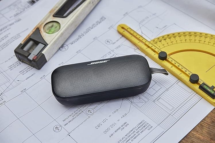 Bose SoundLink Flex Bluetooth Portable Speaker, Wireless Waterproof Speaker for Outdoor Travel - Black (Renewed) thumbnail 5