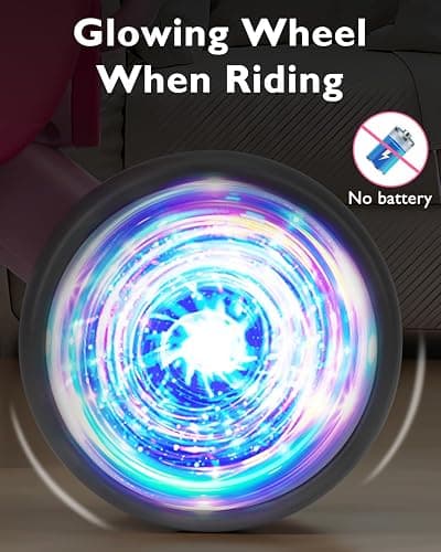 Colorful Lighting Baby Balance Bike for 1 Year Old Girls, Toddler Toys for 1 Year Old Girls Gifts, First Bike with Music and Soft Seat, 12-24 Month Toddler Balance Bike, First Birthday Gifts thumbnail 4