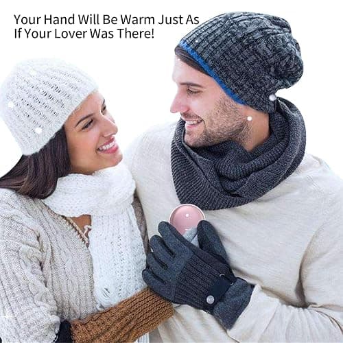 Karecel Rechargeable Hand Warmer, 5200mAh Double-Sided Fast Heating Electric Hand Warmer Power Bank, Up to 11Hrs, 3 Heat Settings, Portable Pocket Heater, Best Gifts for Women Men, Camping, Golf - Rose Gold thumbnail 7